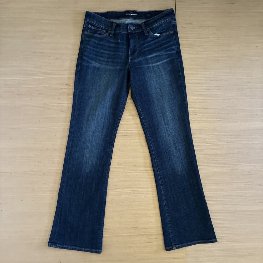 Lucky Brand Women's Size 6/28 Ankle Sweet Boot Stretch Mid Rise Denim Jeans